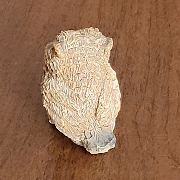 Vintage Stone Critters Littles Baby Horned Owl Figurine Owlet 2" SCL-013 - Picture 4 of 8